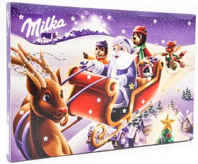 Milka Calendrier de l'Avent chocolat au lait 200 g 